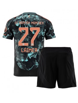 Bayern Munich Konrad Laimer #27 Replika Borta Kläder Barn 2024-25 Kortärmad (+ byxor)